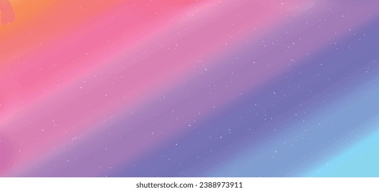 abstract colorful gradient watercolor background with brush stroke and ink splashes. Grungy colorful background. Colorful watercolor background puffy blots texture vector illustration.