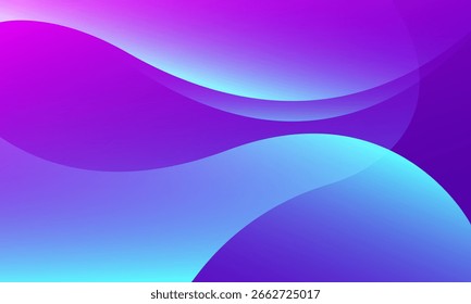 Abstrakter, bunter Farbverlauf-Wellenhintergrund. Vektorgrafik