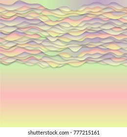 Abstract colorful gradient wavy corporate vector background