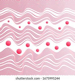 ABSTRACT COLORFUL GRADIENT WAVY LINE PATTERN BACKGROUND. COVER DESIGN 