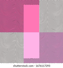 ABSTRACT COLORFUL GRADIENT WAVY LINE PATTERN BACKGROUND. COVER DESIGN 