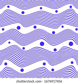 ABSTRACTO COLORIDO DE FONDO DE PATRÓN DE LA LÍNEA DE ONDA DE GRADIENTE. DISEÑO DE LA TAPA 