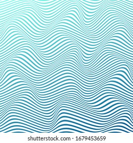 ABSTRACT COLORFUL GRADIENT WAVY LINE PATTERN BACKGROUND. COVER DESIGN 