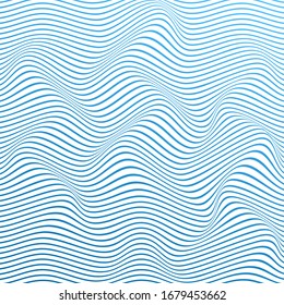 ABSTRACT COLORFUL GRADIENT WAVY LINE PATTERN BACKGROUND. COVER DESIGN VECTOR