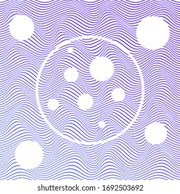 ABSTRACT COLORFUL GRADIENT WAVY LINE PATTERN BACKGROUND. COVER DESIGN 