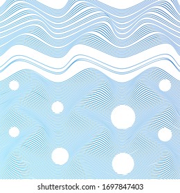 ABSTRACT COLORFUL GRADIENT WAVY LINE PATTERN BACKGROUND. COVER DESIGN 