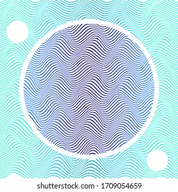 ABSTRACT COLORFUL GRADIENT WAVY LINE PATTERN BACKGROUND. COVER DESIGN 