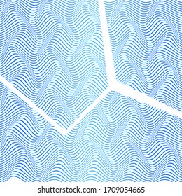 ABSTRACT COLORFUL GRADIENT WAVY LINE PATTERN BACKGROUND. COVER DESIGN 