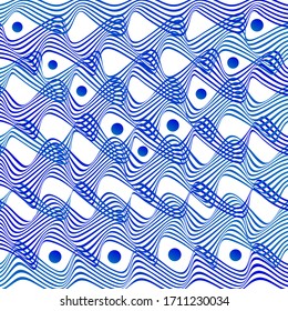 ABSTRACT COLORFUL GRADIENT WAVY LINE PATTERN BACKGROUND. COVER DESIGN 