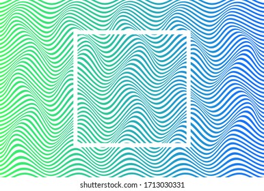 ABSTRACT COLORFUL GRADIENT WAVY LINE PATTERN BACKGROUND. COVER DESIGN VECTOR