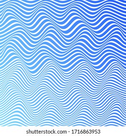 ABSTRACT COLORFUL GRADIENT WAVY LINE PATTERN BACKGROUND. COVER DESIGN VECTOR