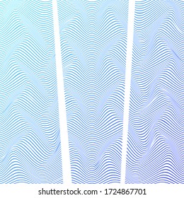 ABSTRACTO COLORIDO DE FONDO DE PATRÓN DE LA LÍNEA DE ONDA GRADIENTE. VECTOR DE DISEÑO DE TAPA
