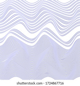 ABSTRACT COLORFUL GRADIENT WAVY LINE PATTERN BACKGROUND. COVER DESIGN VECTOR