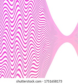 ABSTRACT COLORFUL GRADIENT WAVY LINE PATTERN BACKGROUND. COVER DESIGN VECTOR