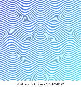 ABSTRACT COLORFUL GRADIENT WAVY LINE PATTERN BACKGROUND. COVER DESIGN VECTOR
