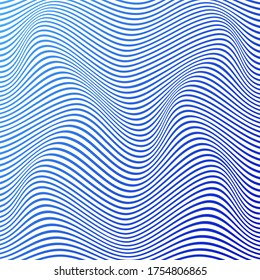 ABSTRACT COLORFUL GRADIENT. WAVY LINE PATTERN BACKGROUND. COVER DESIGN VECTOR