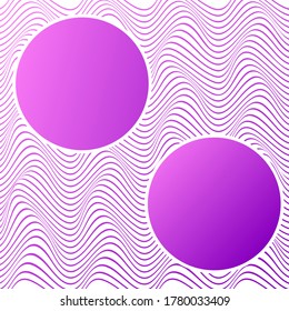 ABSTRACT COLORFUL GRADIENT WAVY LINE PATTERN BACKGROUND. COVER DESIGN VECTOR