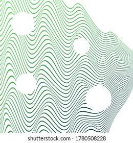 ABSTRACT COLORFUL GRADIENT WAVY LINE PATTERN BACKGROUND. COVER DESIGN VECTOR