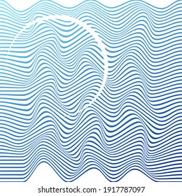 ABSTRACT COLORFUL GRADIENT WAVY LINE PATTERN BACKGROUND. COVER DESIGN 