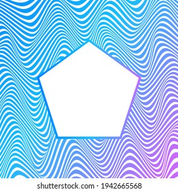 ABSTRACT COLORFUL GRADIENT WAVY LINE PATTERN BACKGROUND. COVER DESIGN VECTOR
