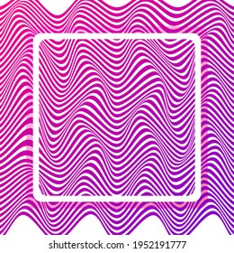 ABSTRACTO COLORIDO DE FONDO DE PATRÓN DE LA LÍNEA DE ONDA GRADIENTE. DISEÑO DE TAPA 