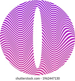 ABSTRACT COLORFUL GRADIENT WAVY LINE PATTERN BACKGROUND. COVER DESIGN 