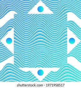 ABSTRACT COLORFUL GRADIENT WAVY LINE PATTERN BACKGROUND. COVER DESIGN 