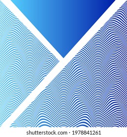 ABSTRACT COLORFUL GRADIENT WAVY LINE PATTERN BACKGROUND. COVER DESIGN 