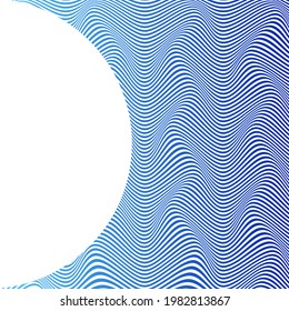 ABSTRACT COLORFUL GRADIENT WAVY LINE PATTERN BACKGROUND. COVER DESIGN 