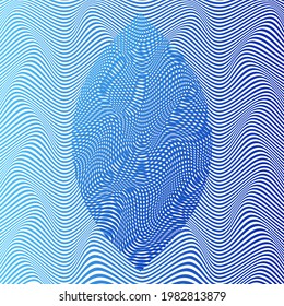 ABSTRACT COLORFUL GRADIENT WAVY LINE PATTERN BACKGROUND. COVER DESIGN 