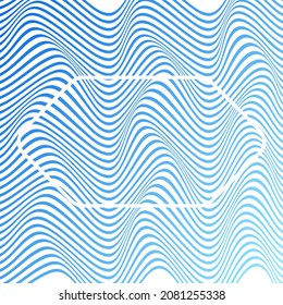 ABSTRACTO COLORIDO DE FONDO DE PATRÓN DE LA LÍNEA DE ONDA GRADIENTE. DISEÑO DE TAPA 