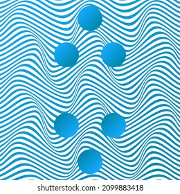 ABSTRACT COLORFUL GRADIENT WAVY LINE PATTERN BACKGROUND. COVER DESIGN 