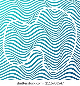 ABSTRACT COLORFUL GRADIENT WAVY LINE PATTERN BACKGROUND. COVER DESIGN 