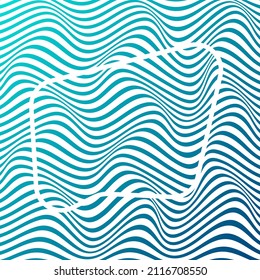 ABSTRACTO COLORIDO DE FONDO DE PATRÓN DE LA LÍNEA DE ONDA GRADIENTE. DISEÑO DE TAPA 