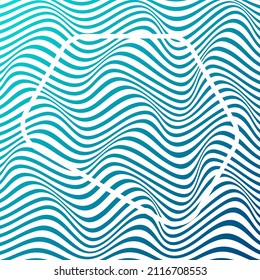 ABSTRACT COLORFUL GRADIENT WAVY LINE PATTERN BACKGROUND. COVER DESIGN 