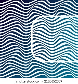ABSTRACTO COLORIDO DE FONDO DE PATRÓN DE LA LÍNEA DE ONDA GRADIENTE. DISEÑO DE TAPA 