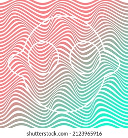 ABSTRACT COLORFUL GRADIENT WAVY LINE PATTERN BACKGROUND. COVER DESIGN 