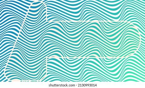 ABSTRACT COLORFUL GRADIENT WAVY LINE PATTERN BACKGROUND. COVER DESIGN 