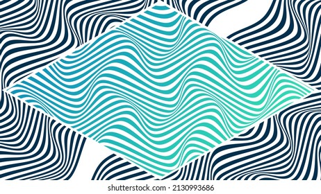 ABSTRACT COLORFUL GRADIENT WAVY LINE PATTERN BACKGROUND. COVER DESIGN 