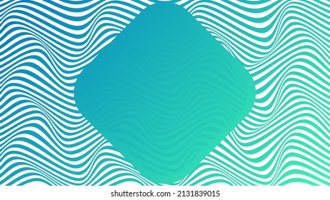 ABSTRACTO COLORIDO DE FONDO DE PATRÓN DE LA LÍNEA DE ONDA GRADIENTE. DISEÑO DE TAPA 