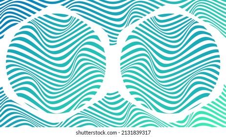 ABSTRACT COLORFUL GRADIENT WAVY LINE PATTERN BACKGROUND. COVER DESIGN 