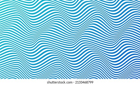 ABSTRACT COLORFUL GRADIENT WAVY LINE PATTERN BACKGROUND. COVER DESIGN 