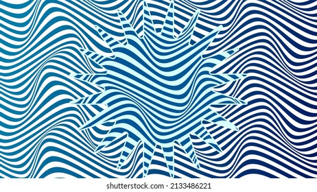 ABSTRACT COLORFUL GRADIENT WAVY LINE PATTERN BACKGROUND. COVER DESIGN 