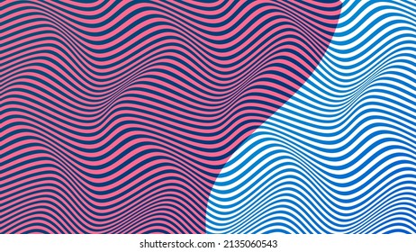 ABSTRACT COLORFUL GRADIENT WAVY LINE PATTERN BACKGROUND. COVER DESIGN 