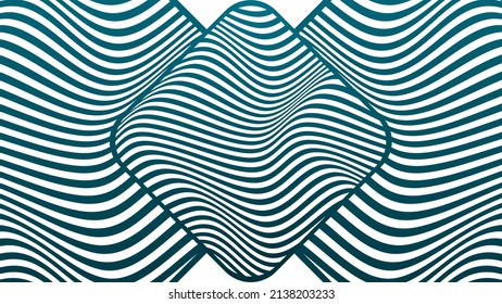 ABSTRACTO COLORIDO DE FONDO DE PATRÓN DE LA LÍNEA DE ONDA GRADIENTE. DISEÑO DE TAPA 