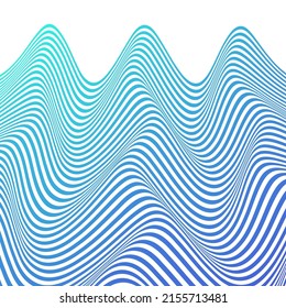 ABSTRACT COLORFUL GRADIENT WAVY LINE PATTERN BACKGROUND. COVER DESIGN 