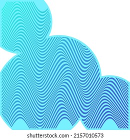 ABSTRACT COLORFUL GRADIENT WAVY LINE PATTERN BACKGROUND. COVER DESIGN 