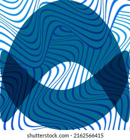 ABSTRACTO COLORIDO DE FONDO DE PATRÓN DE LA LÍNEA DE ONDA GRADIENTE. DISEÑO DE TAPA 