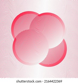 ABSTRACTO COLORIDO DE FONDO DE PATRÓN DE LA LÍNEA DE ONDA GRADIENTE. DISEÑO DE TAPA 