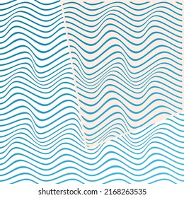 ABSTRACT COLORFUL GRADIENT WAVY LINE PATTERN BACKGROUND. COVER DESIGN 